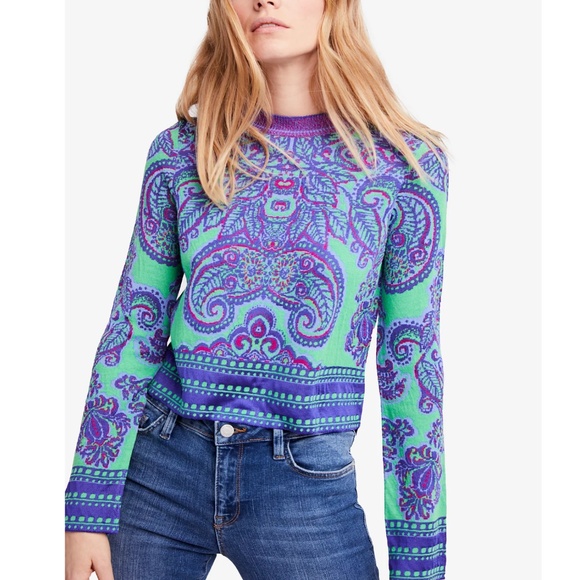 Free People Sweaters - Free People NEW AGE Cropped Sweater XS